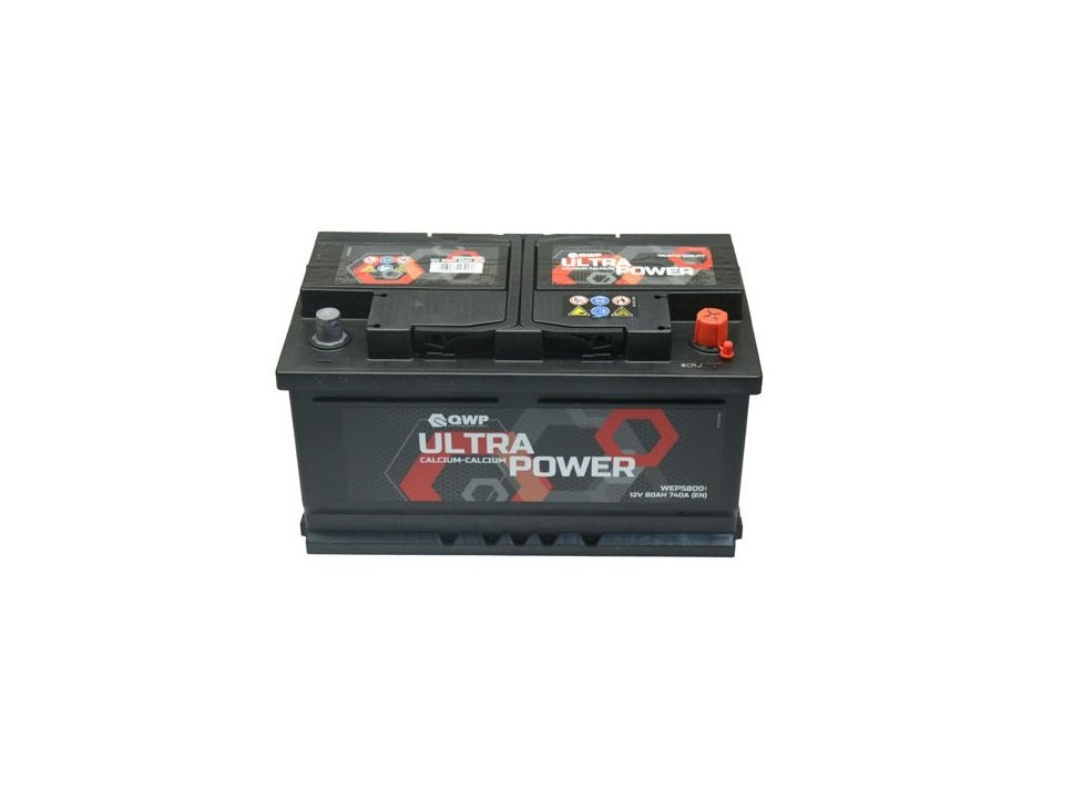 QWP Ultra Power 12V 80Ah EN 740 A 315x175x190mm