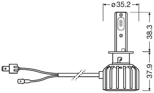 BECURI LED H1 (CERTIFICAT RAR) 12V NB OSRAM