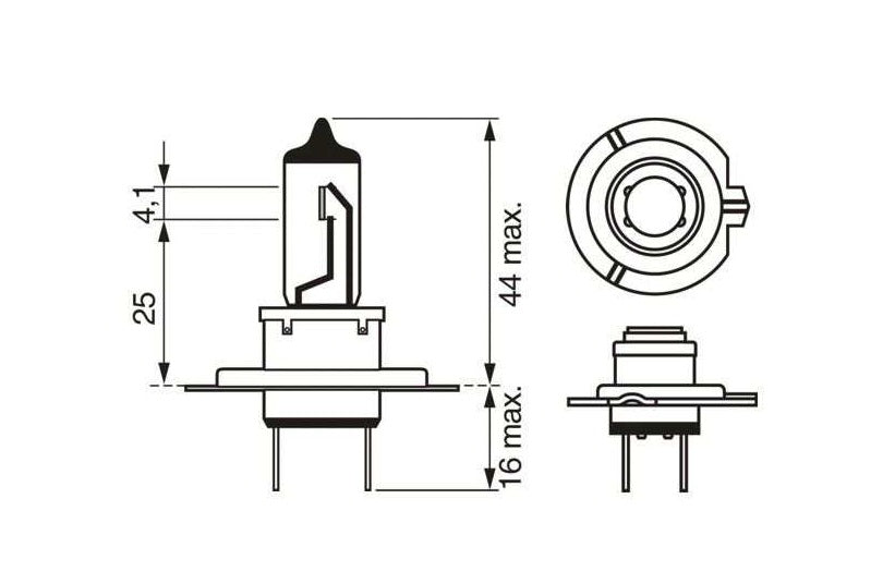 BOSCH Bec H 7 55W 12 V