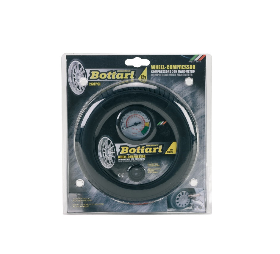 BOTTARI Compresor auto Wheel, 12V