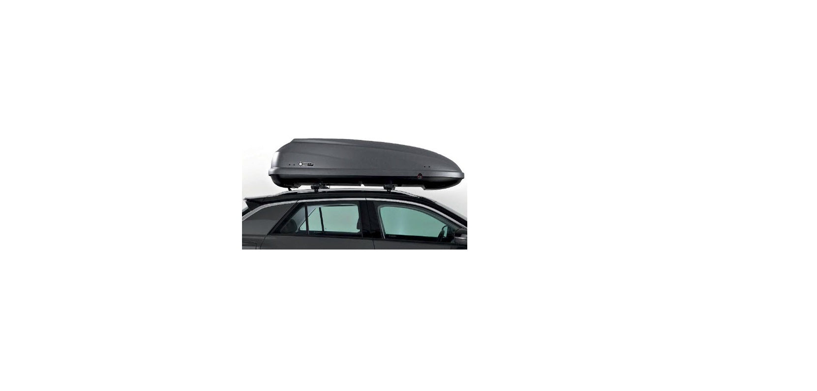 Cutie portbagaj Modula Travel Easy 370 litri gri opac