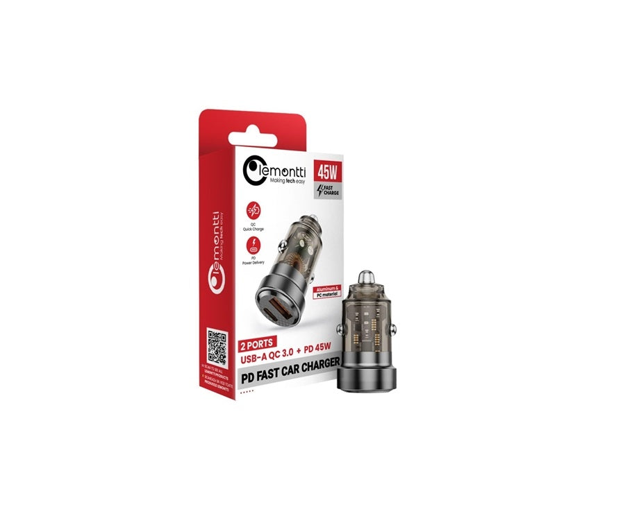 INCARCATOR AUTO FAST CHARGE 45W CU 2 PORTURI