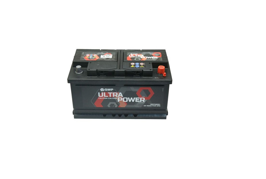QWP BATERIE ULTRA POWER 12v 80 Ah EN 740 A 315X175X190mm