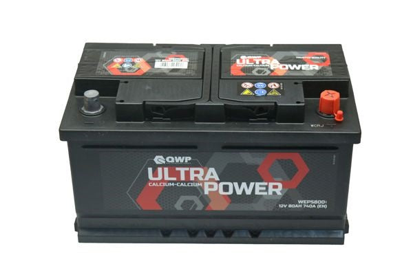 QWP Ultra Power 12V 80Ah EN 740 A 315x175x190mm