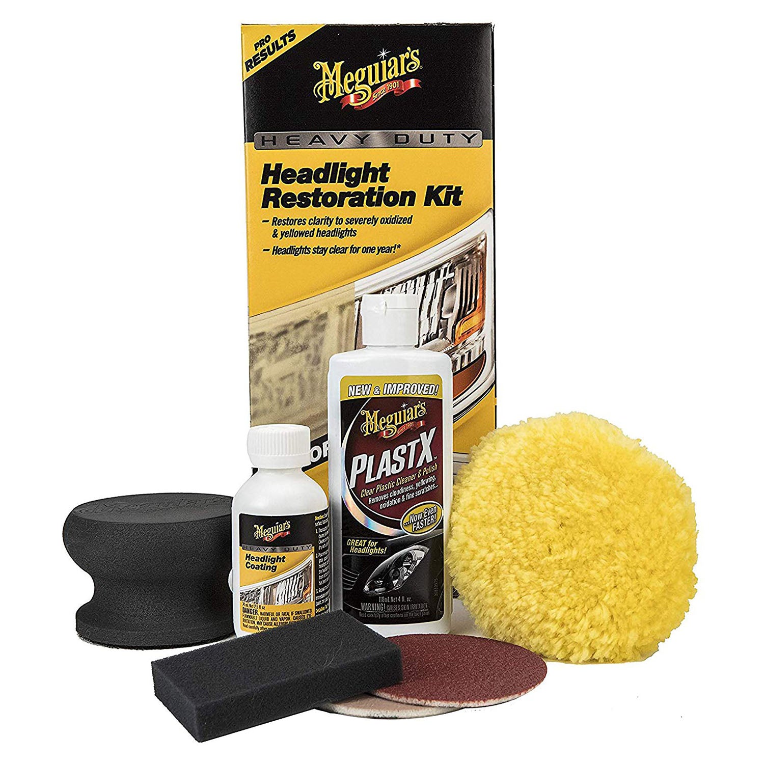 Set protectie faruri MEGUIAR'S G2980