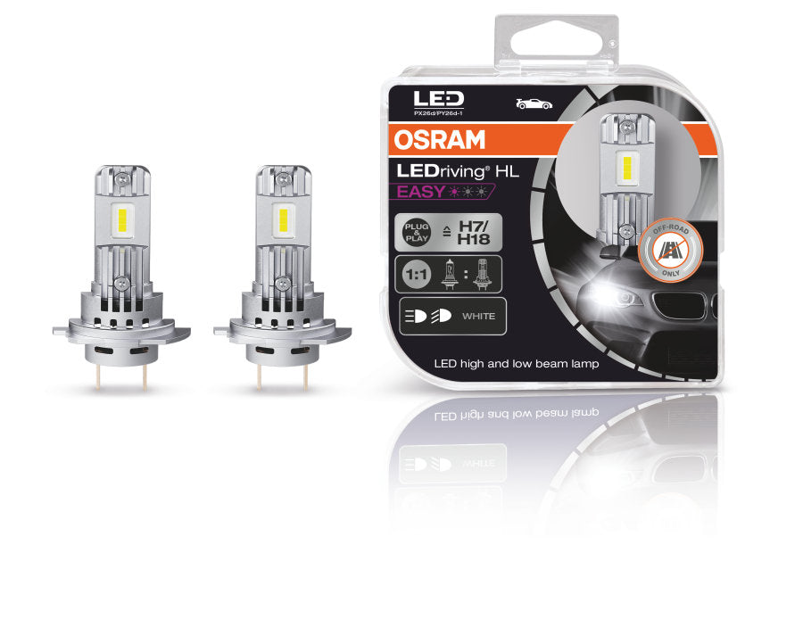 Bec Set 2 bucati LED H7 Osram LEDdriving HL Easy