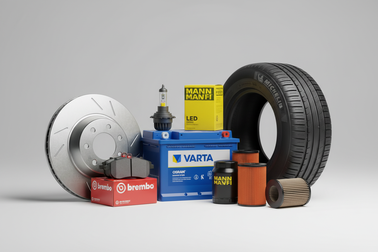 Piese auto premium - Varta, Osram, Mann, Valeo, Brembo, Michelin
